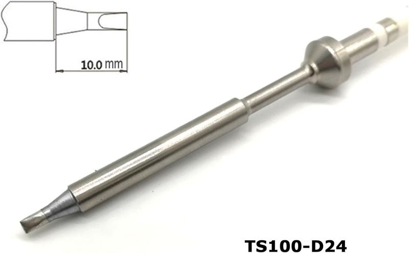 Veco Soldering Iron Tips,TS100-D24 Rapid Heating Replacement Tip for pinecil TS100 | TS101 Soldering Iron,Easy to Instal Solder Accessories - Image 2